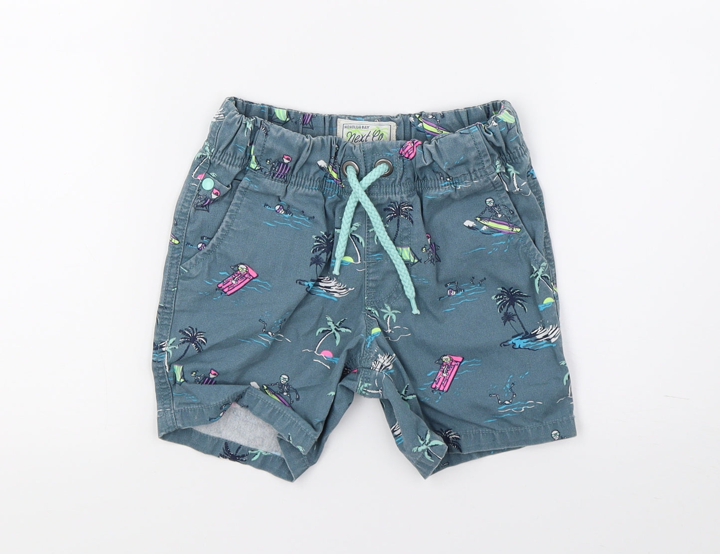 NEXT Boys Blue  Denim Bermuda Shorts Size 4 Years - Beach