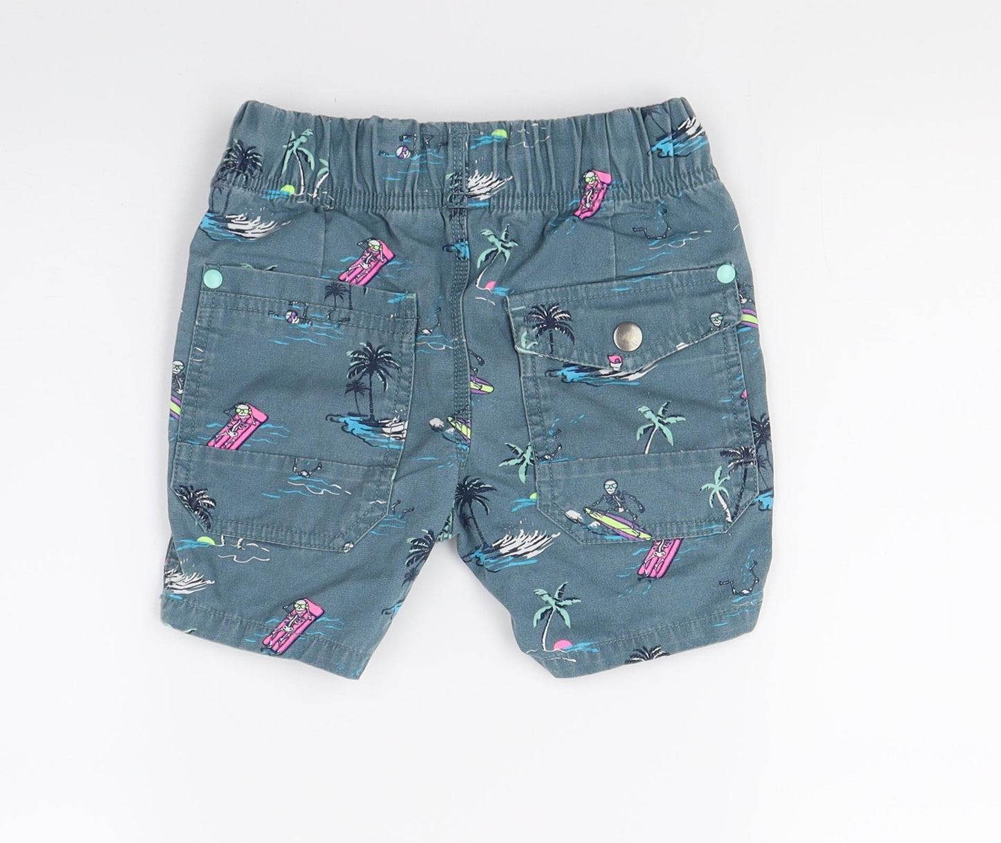 NEXT Boys Blue  Denim Bermuda Shorts Size 4 Years - Beach