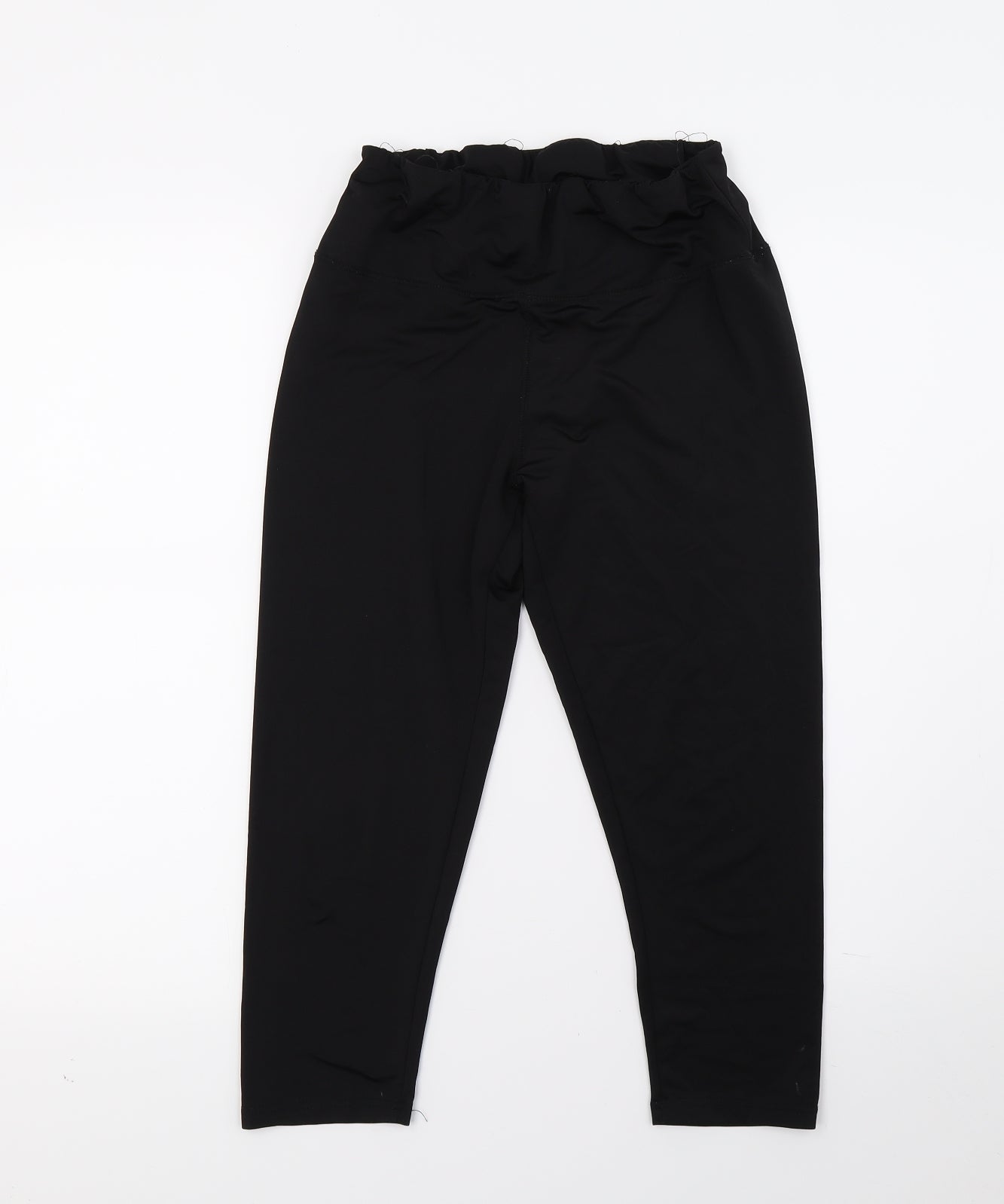 Missguided Womens Black   Cropped Leggings Size 10