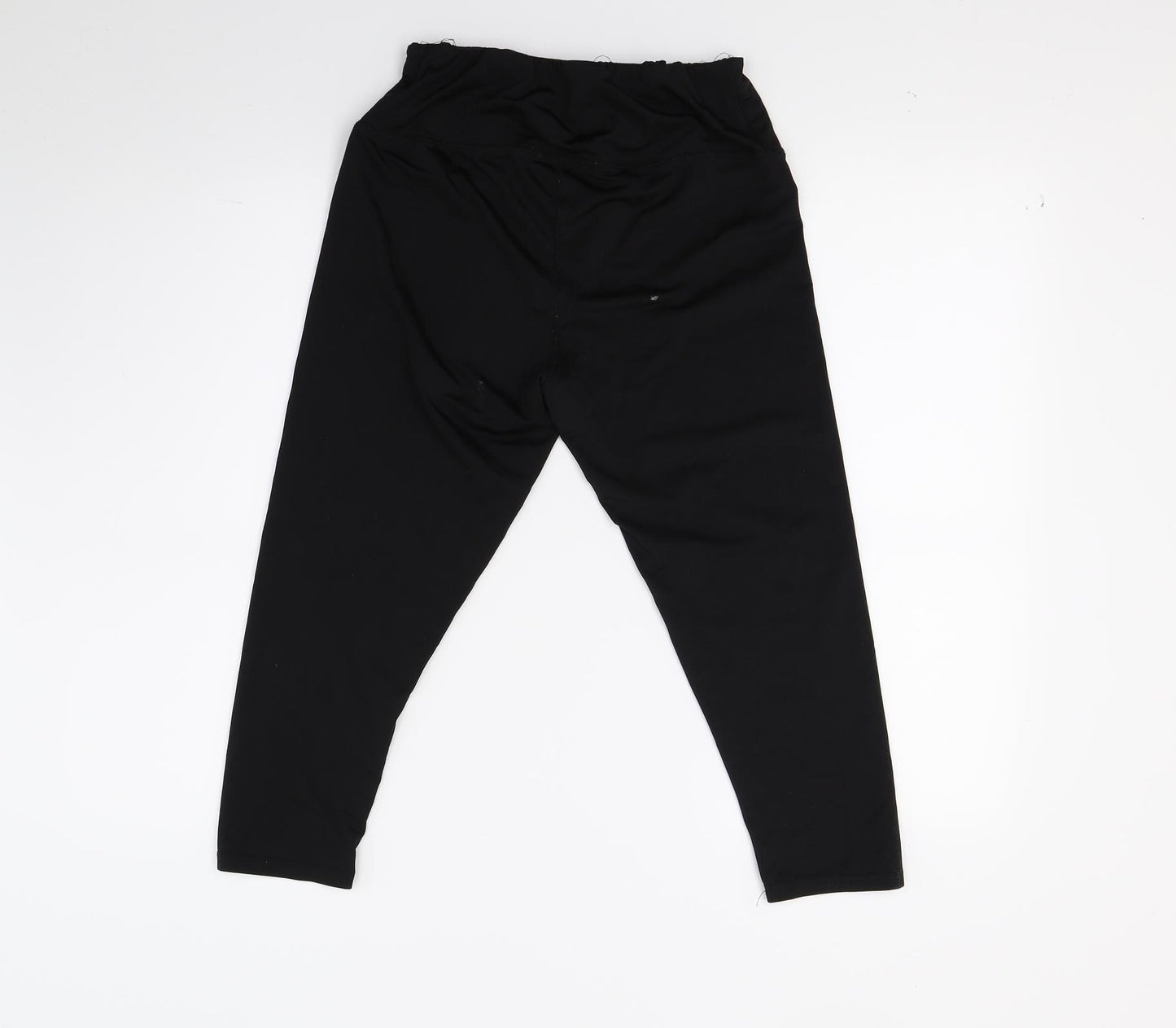 Missguided Womens Black   Cropped Leggings Size 10