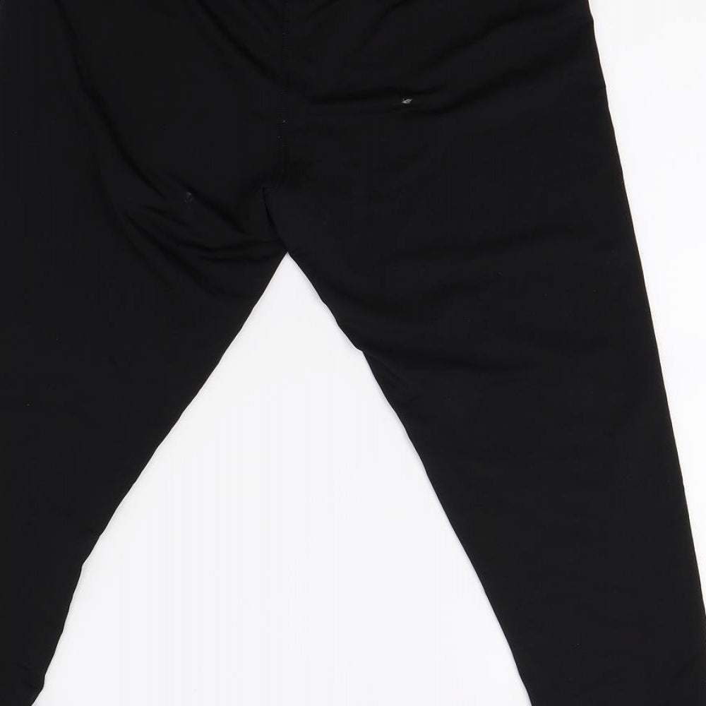 Missguided Womens Black   Cropped Leggings Size 10