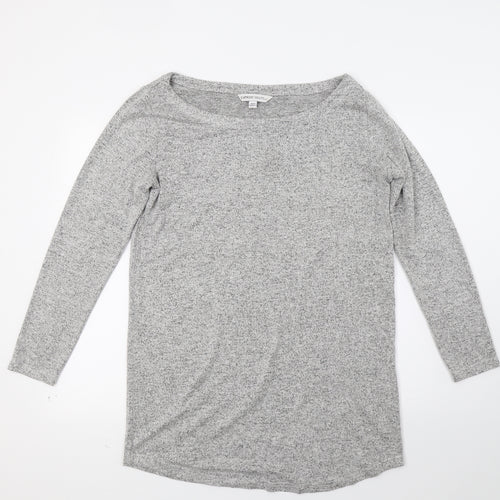 Capsule Womens Grey  Knit Tunic Jumper Size 10