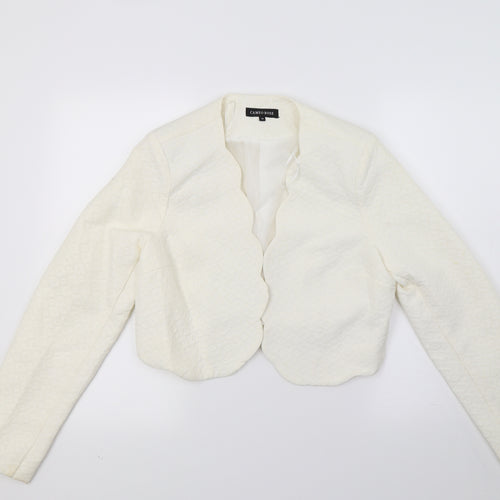 Cameo rose Womens White   Gilet Coat Size 14