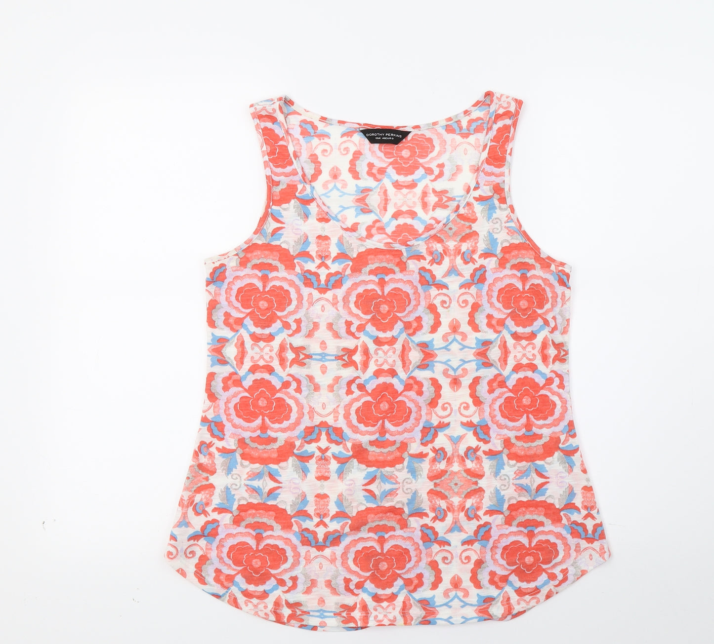 Dorothy Perkins Womens Red Floral  Basic Tank Size 12