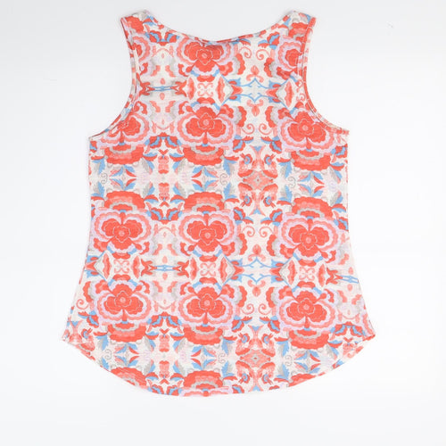 Dorothy Perkins Womens Red Floral  Basic Tank Size 12