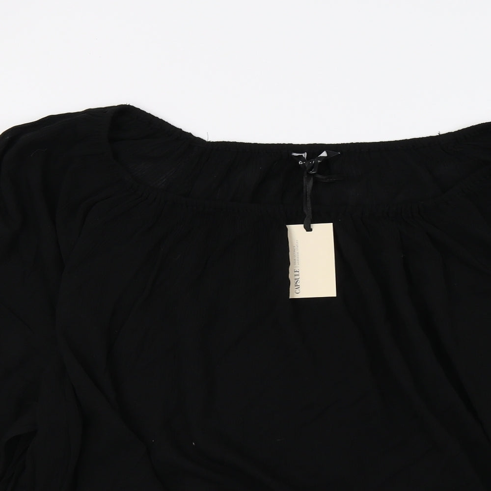 Capsule Womens Black   Basic Blouse Size 22