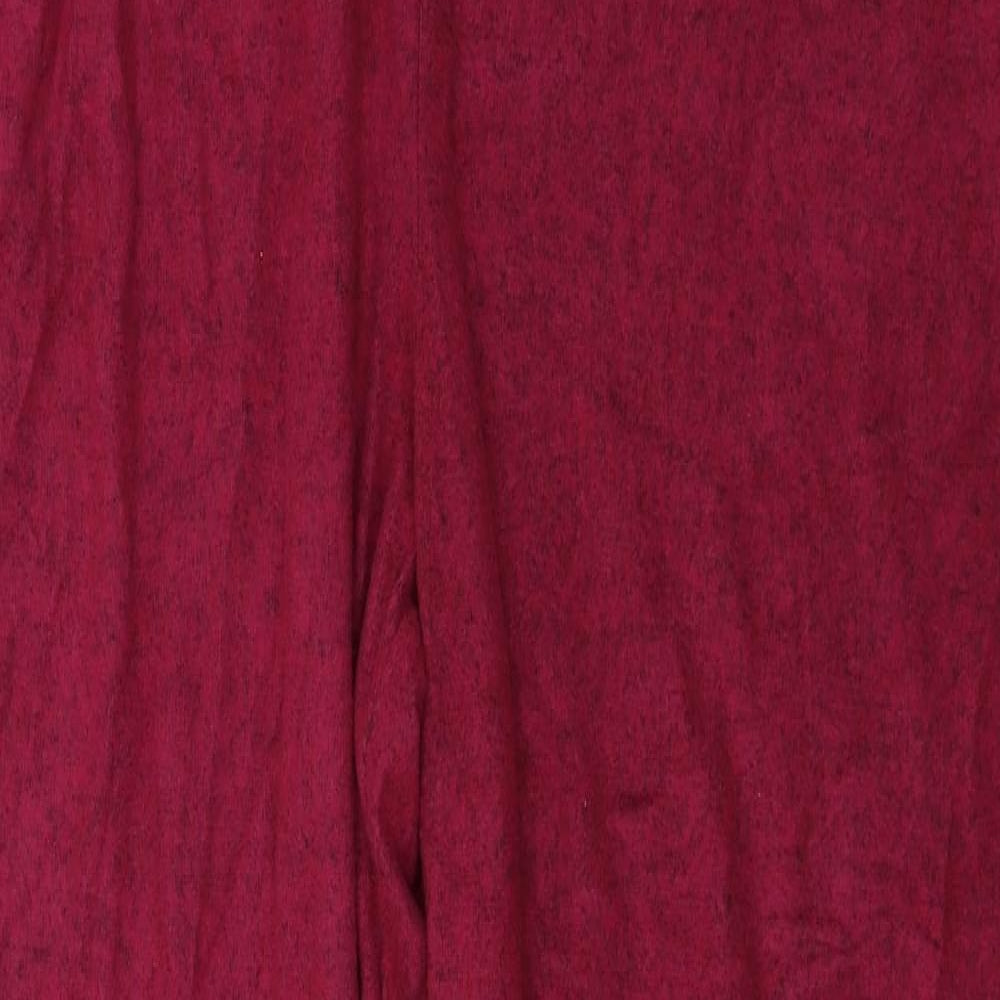 F&F Womens Red   Jogger Trousers Size 20 L25 in