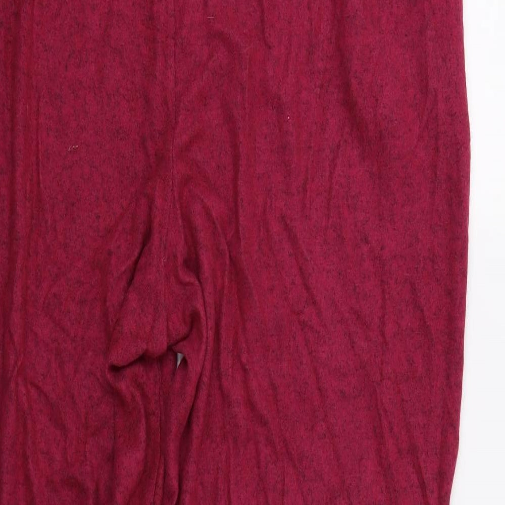 F&F Womens Red   Jogger Trousers Size 20 L25 in