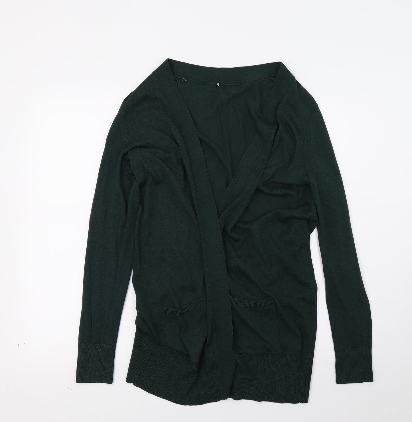 F&F Womens Green  Knit Cardigan Jumper Size 8