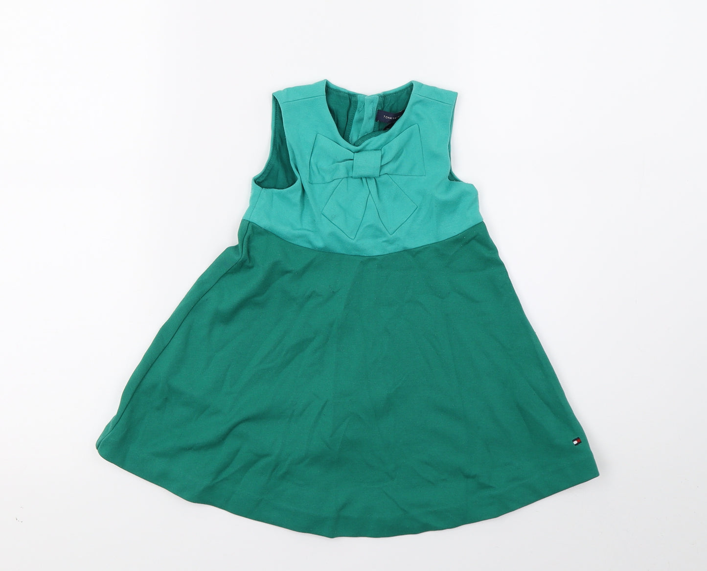 Tommy Hilfiger Girls Green   A-Line  Size 2 Years