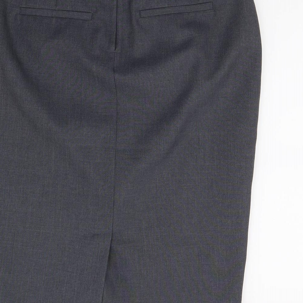 Dorothy Perkins Womens Grey   A-Line Skirt Size 10