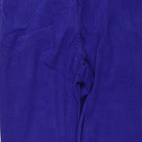 H&M Womens Blue  Corduroy Skinny Jeans Size 10 L27 in