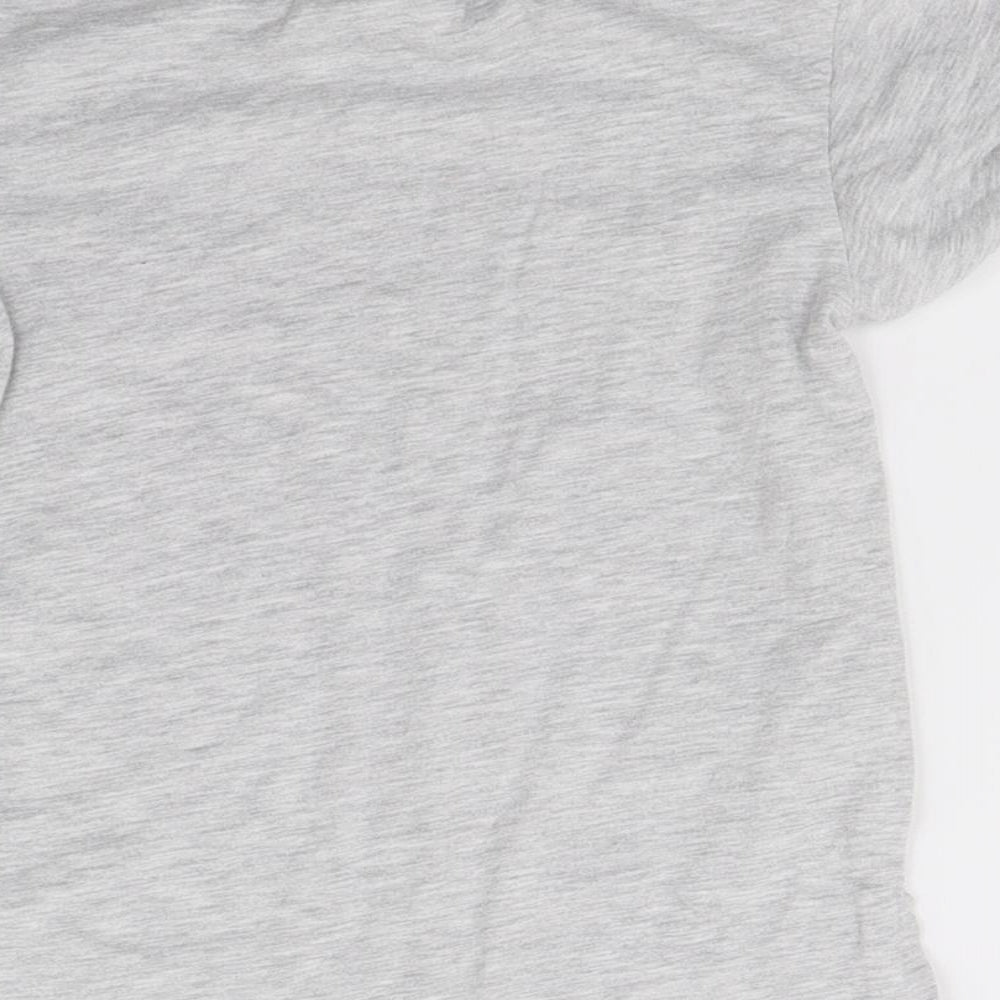 Primark Girls Grey  Jersey Basic T-Shirt Size 6-7 Years  - Minnie Mouse