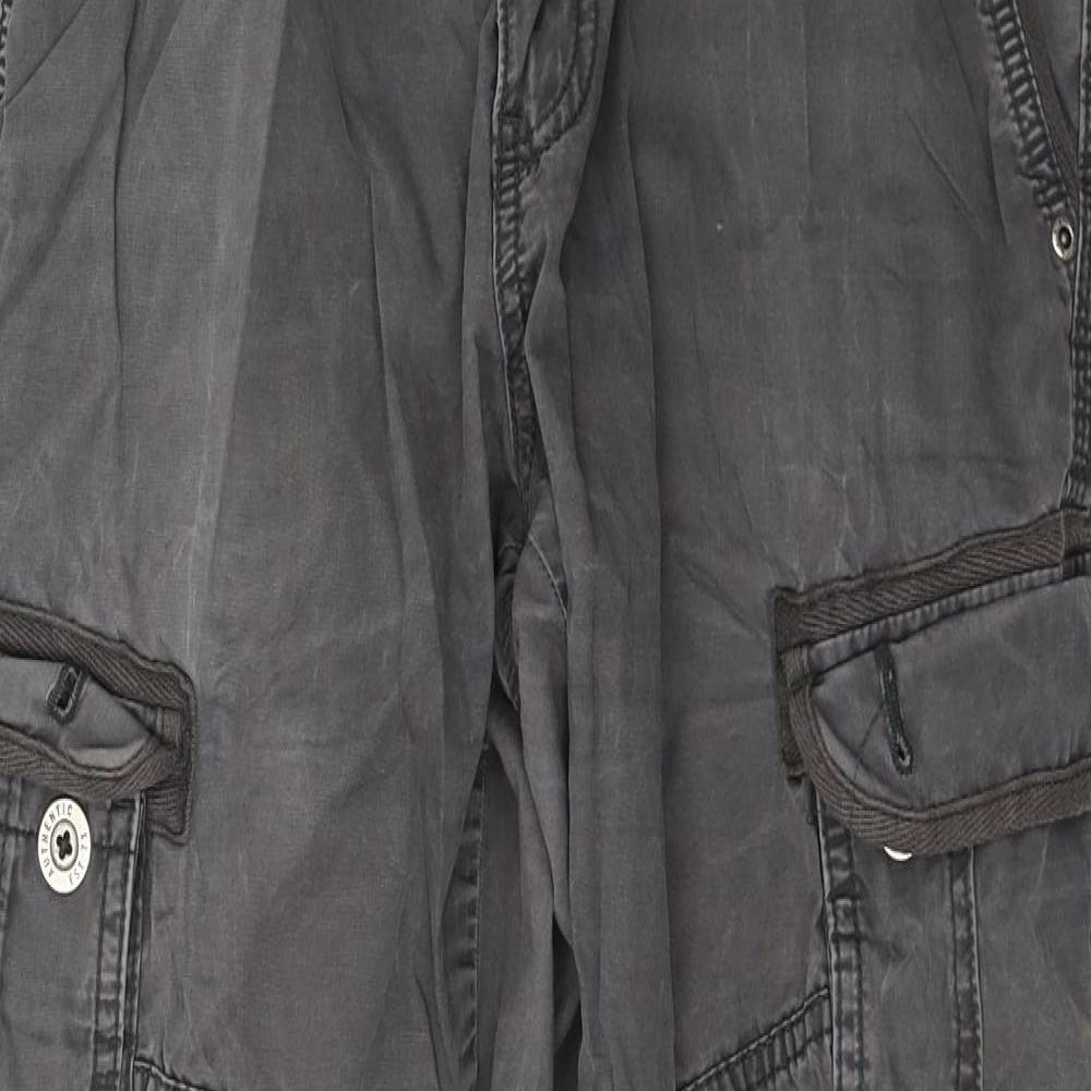 F&F Mens Grey   Cargo Trousers Size 32 L30 in