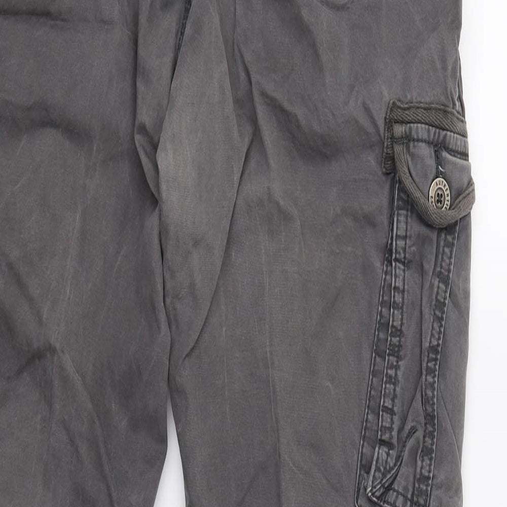 F&F Mens Grey   Cargo Trousers Size 32 L30 in