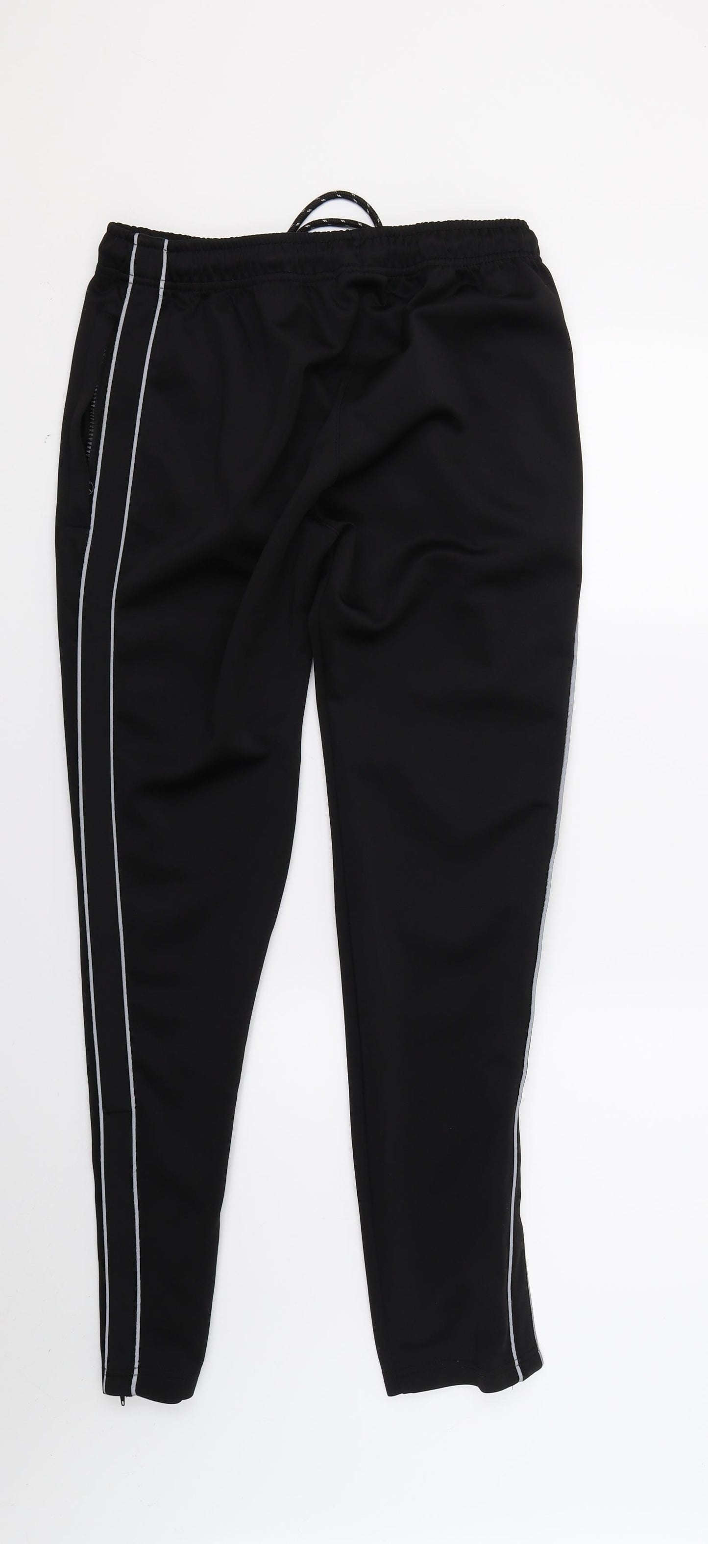 GK Mens Black   Jogger Trousers Size L L28 in
