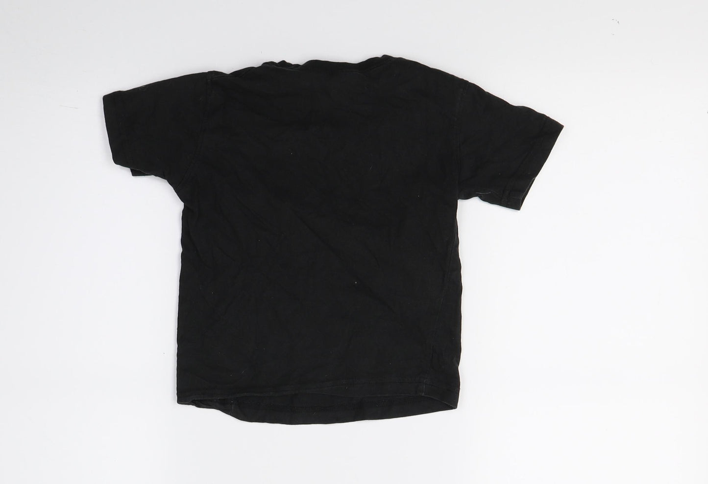 Threads Boys Black  Rayon Basic T-Shirt Size 3 Years