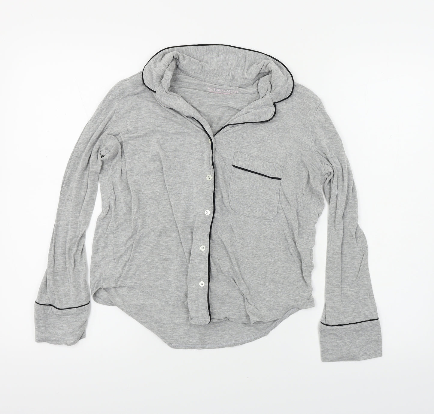 Victoria's Secret  Womens Grey   Basic Button-Up Size S