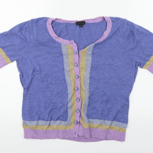 HIJKLM  Womens Blue   Cardigan Jumper Size XL