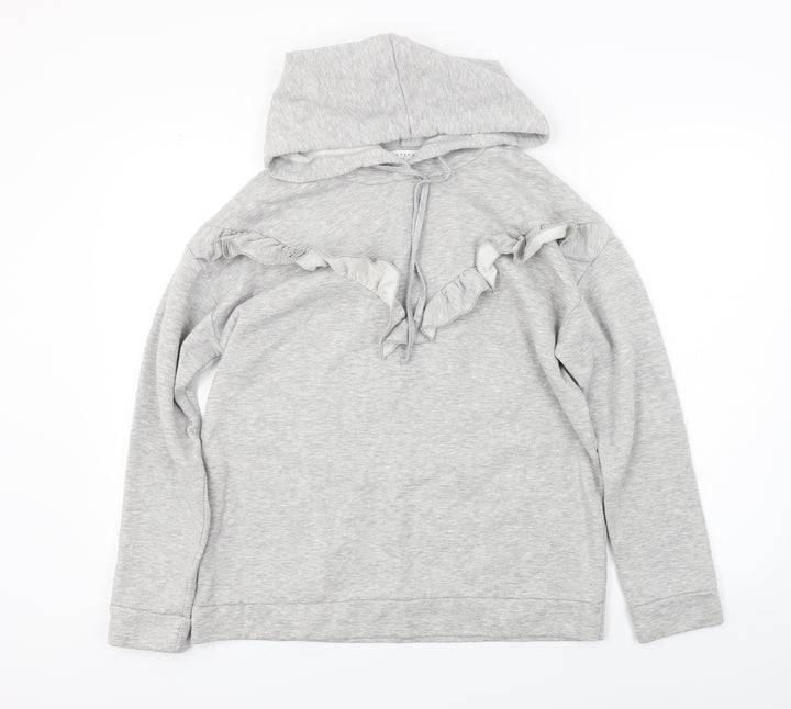 Papaya Womens Grey Pullover Hoodie Size M