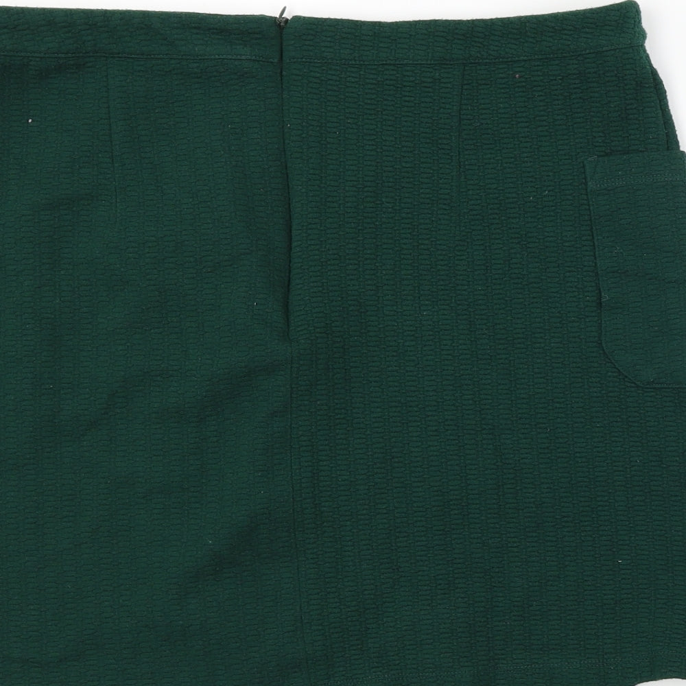 TU Womens Green   A-Line Skirt Size 16