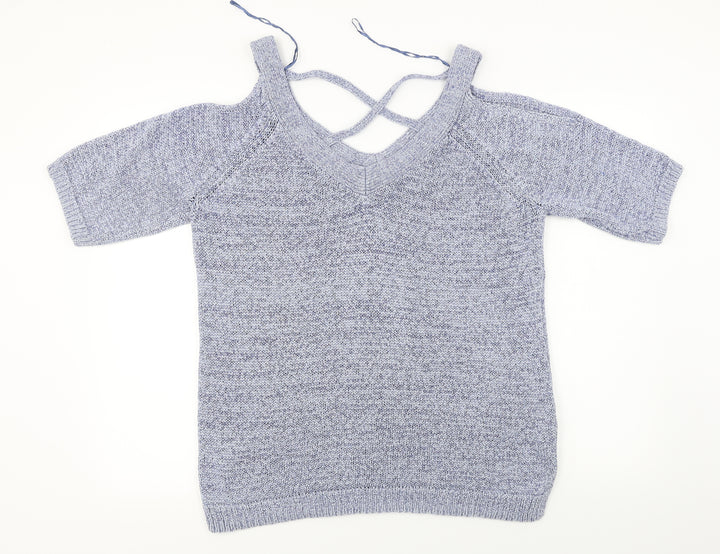 F&F Womens Blue Pullover Jumper Size 16