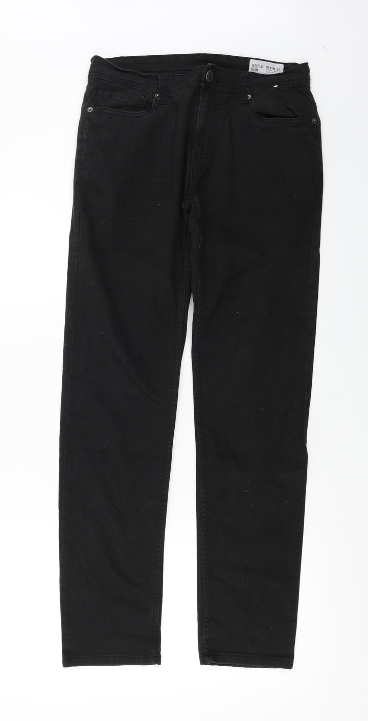 denim co Womens Black Skinny Jeans Size 32 in L28 in