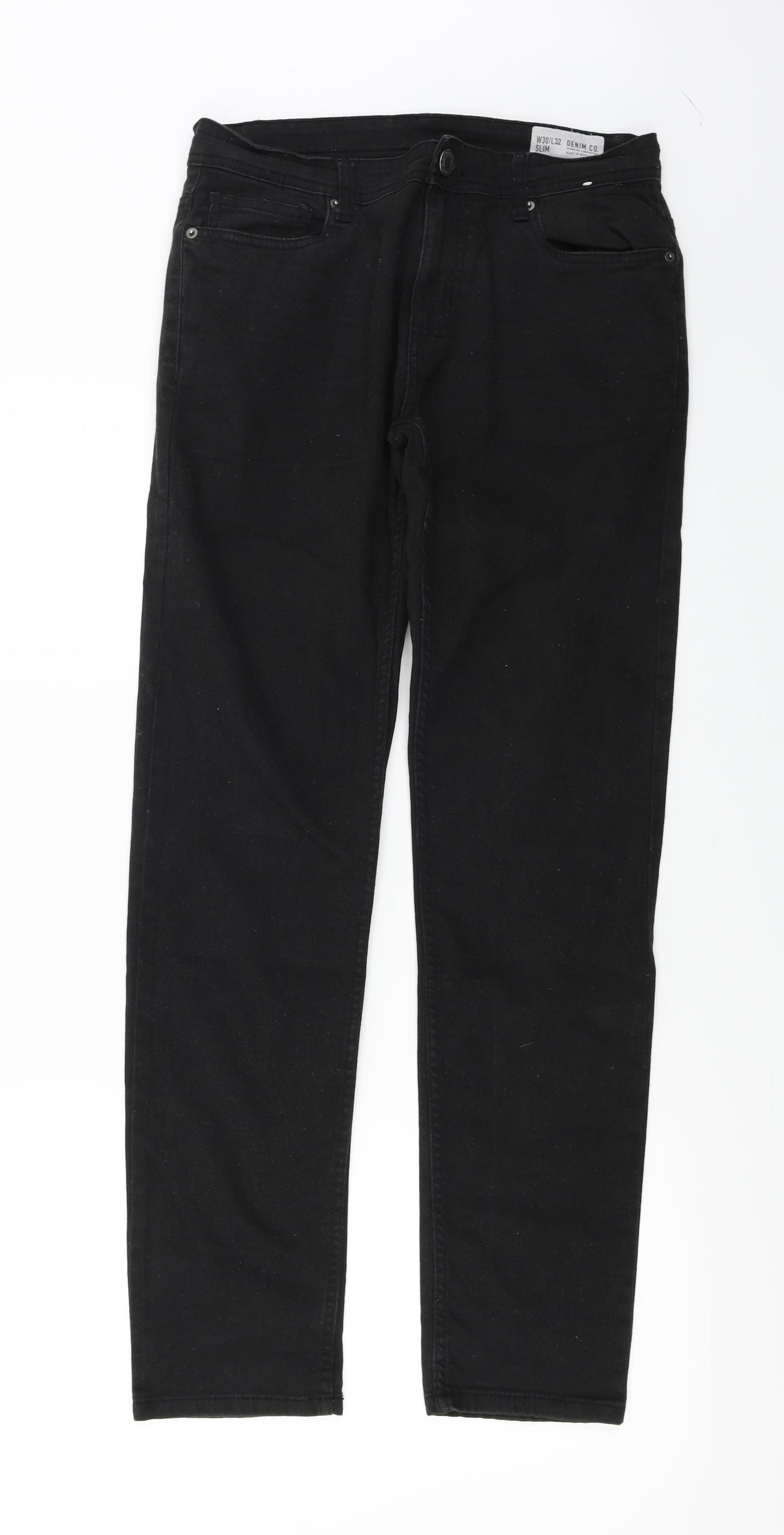 denim co Womens Black   Skinny Jeans Size 32 in L28 in