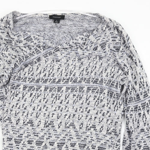 Atmosphere  Womens Grey   Cardigan Jumper Size L