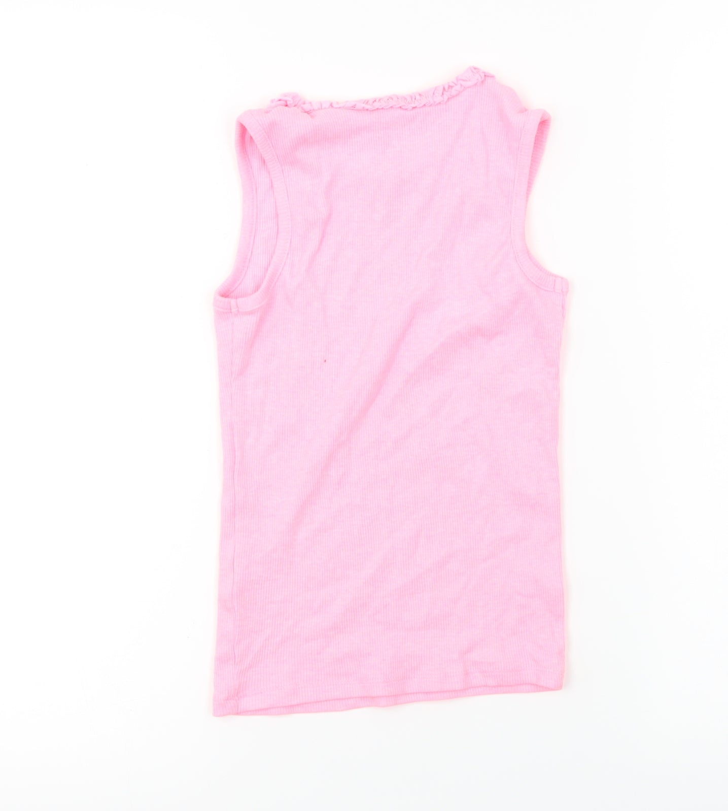 George Girls Pink   Basic T-Shirt Size 7-8 Years