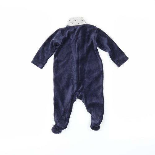 Preworn Baby Blue   Babygrow One-Piece Size 0-3 Months