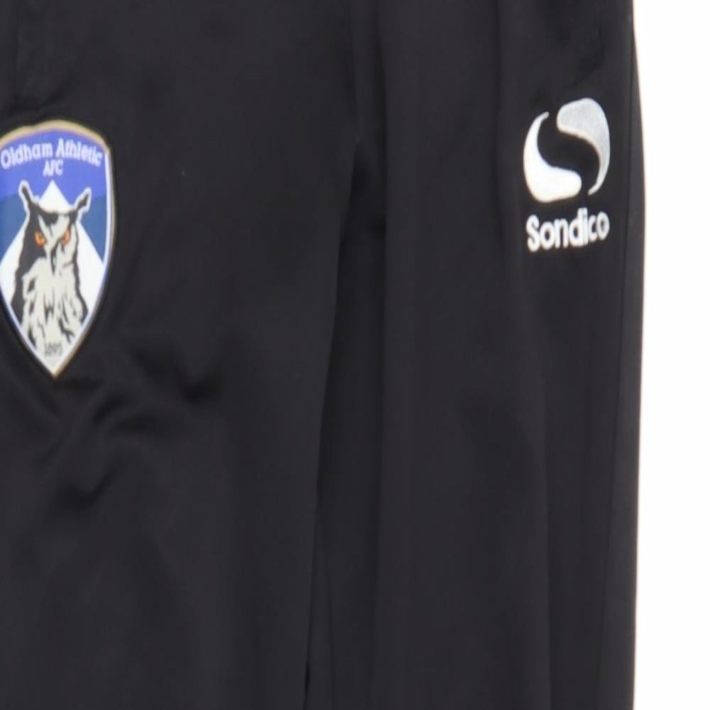 Sondico Mens Black   Jogger Trousers Size S L28 in - Oldham Athletic