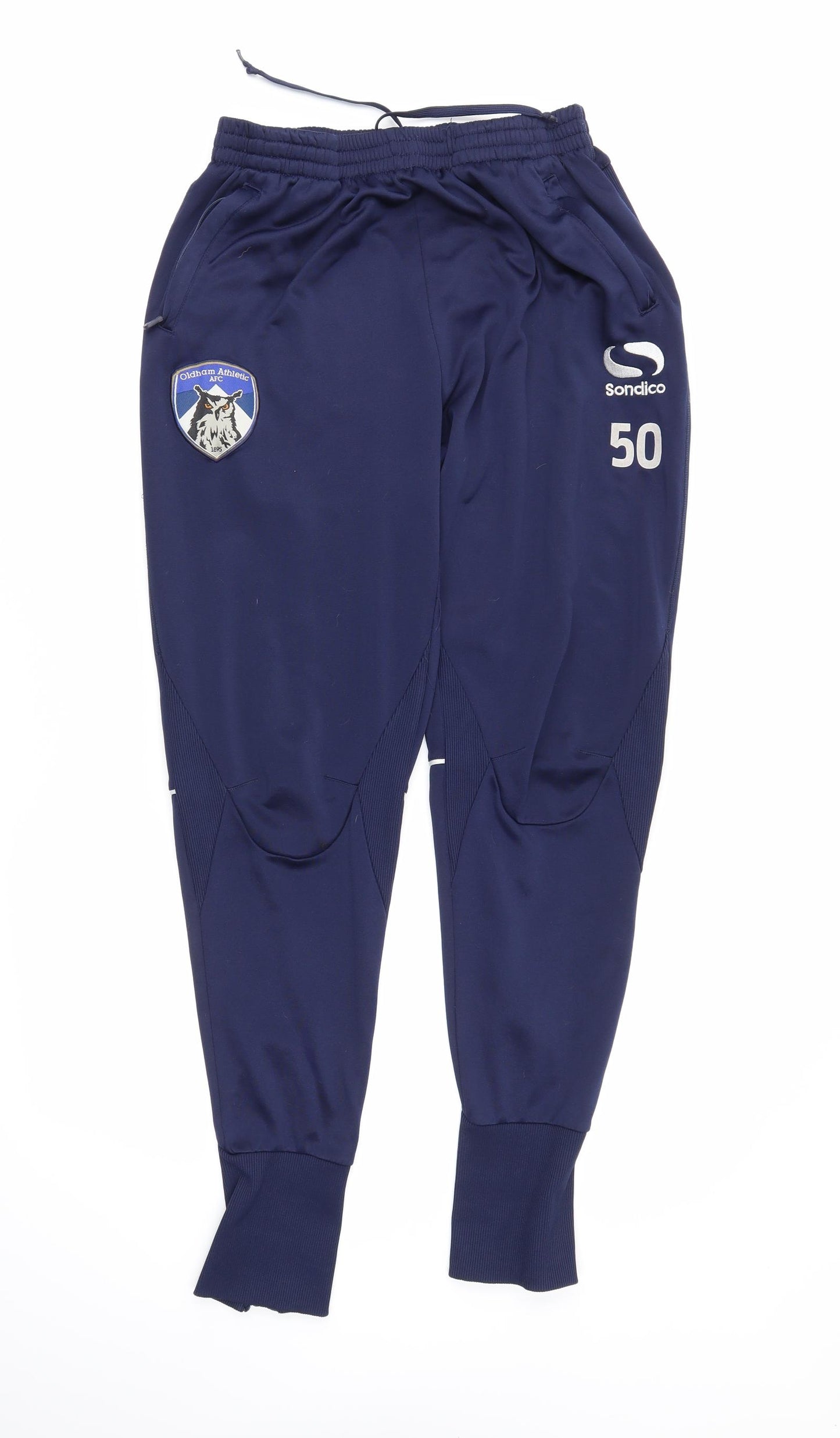Sondico Mens Blue   Jogger Trousers Size M L28 in - Oldham Athletic