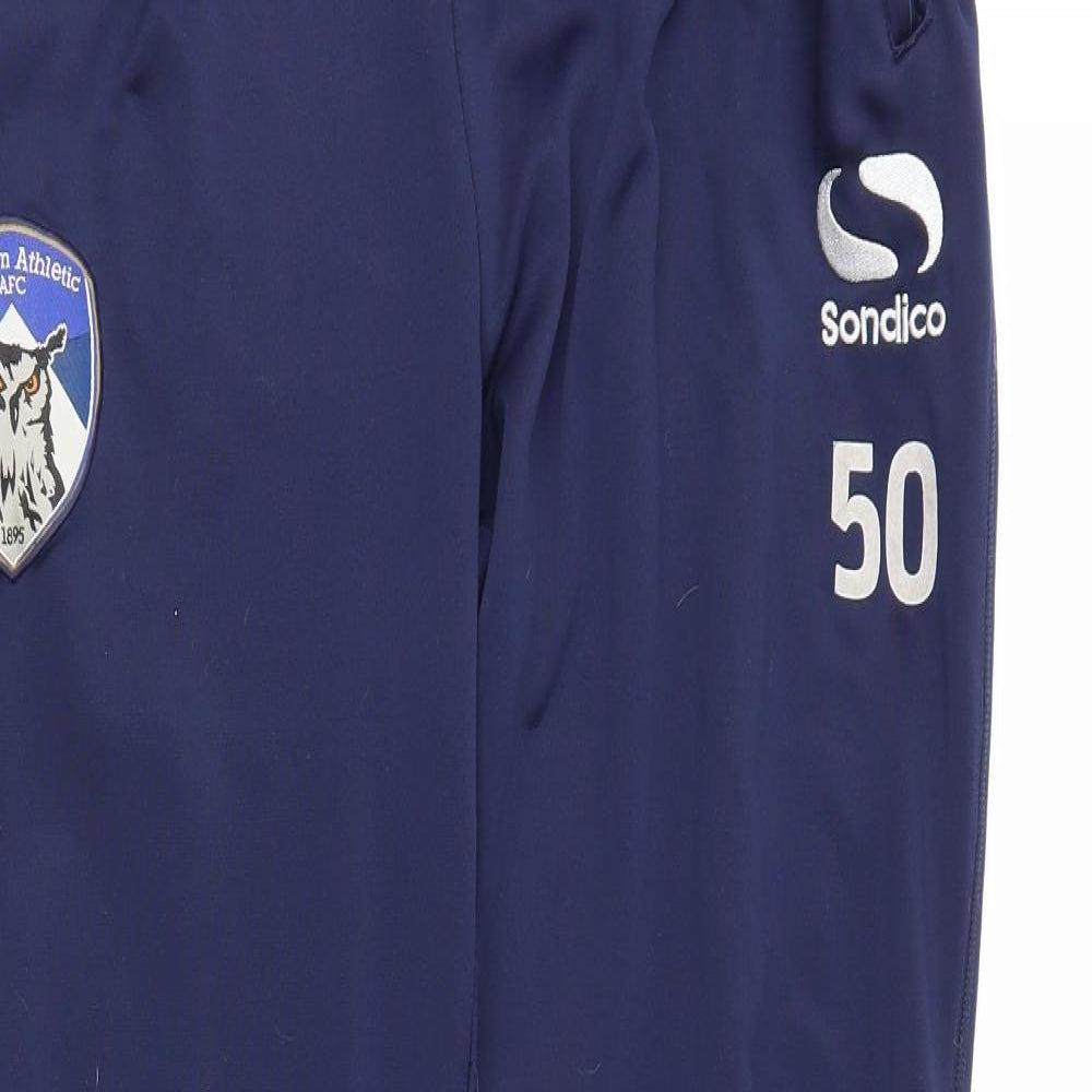 Sondico Mens Blue   Jogger Trousers Size M L28 in - Oldham Athletic