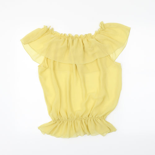 newlook Womens Yellow   Basic Blouse Size 14