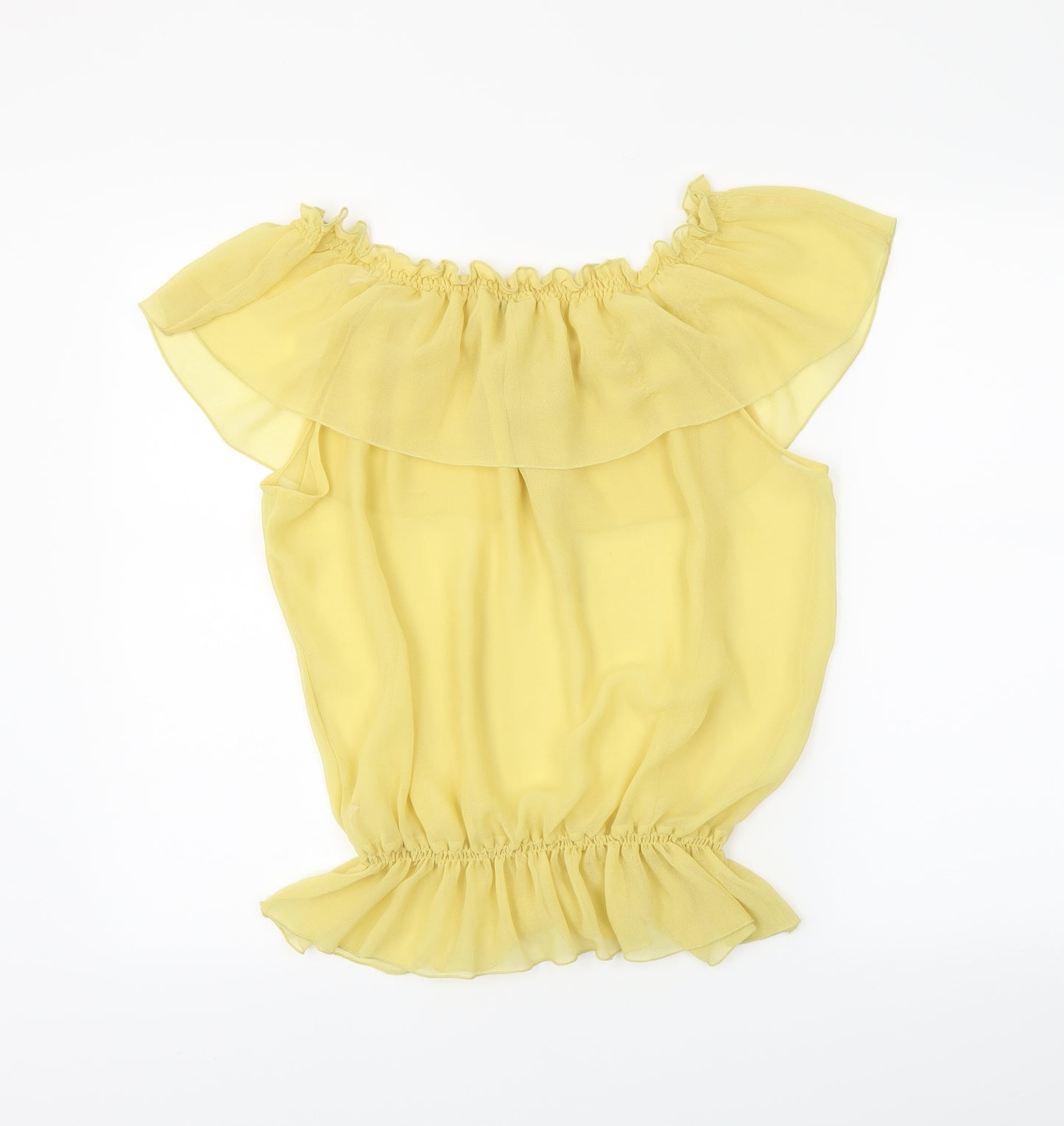 newlook Womens Yellow   Basic Blouse Size 14