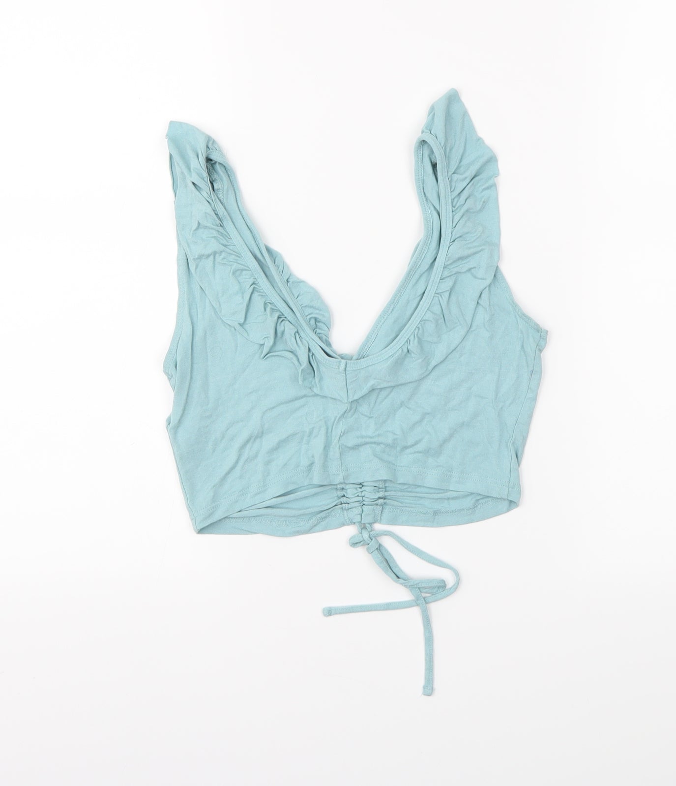 Topshop Womens Blue   Cropped Tank Size 10