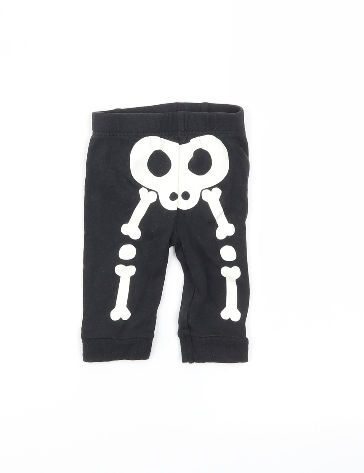 TU Baby Black   Jogger Leggings Size 0-3 Months  - halloween