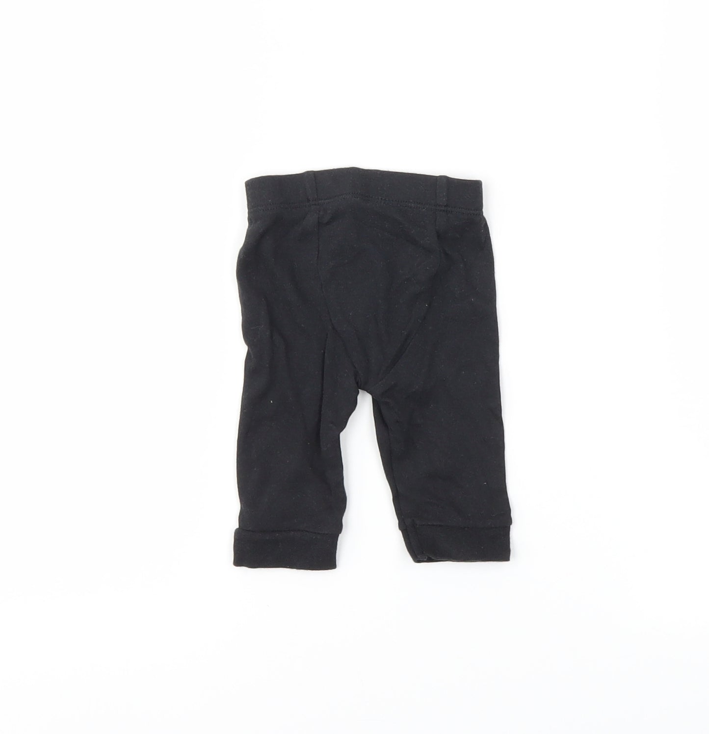 TU Baby Black   Jogger Leggings Size 0-3 Months  - halloween