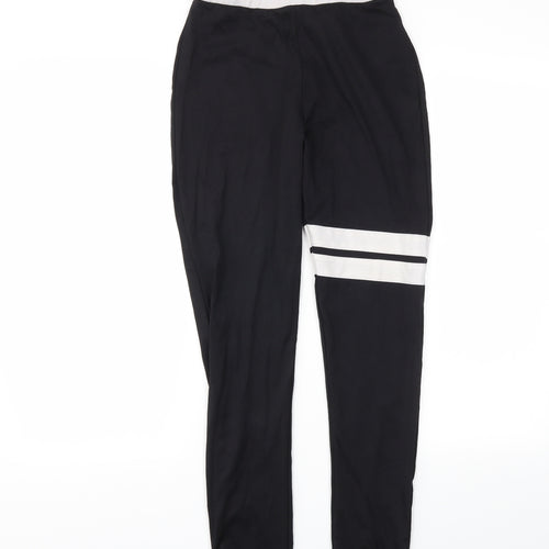 Boohoo Womens Black   Pedal Pusher Leggings Size 8 L26 in