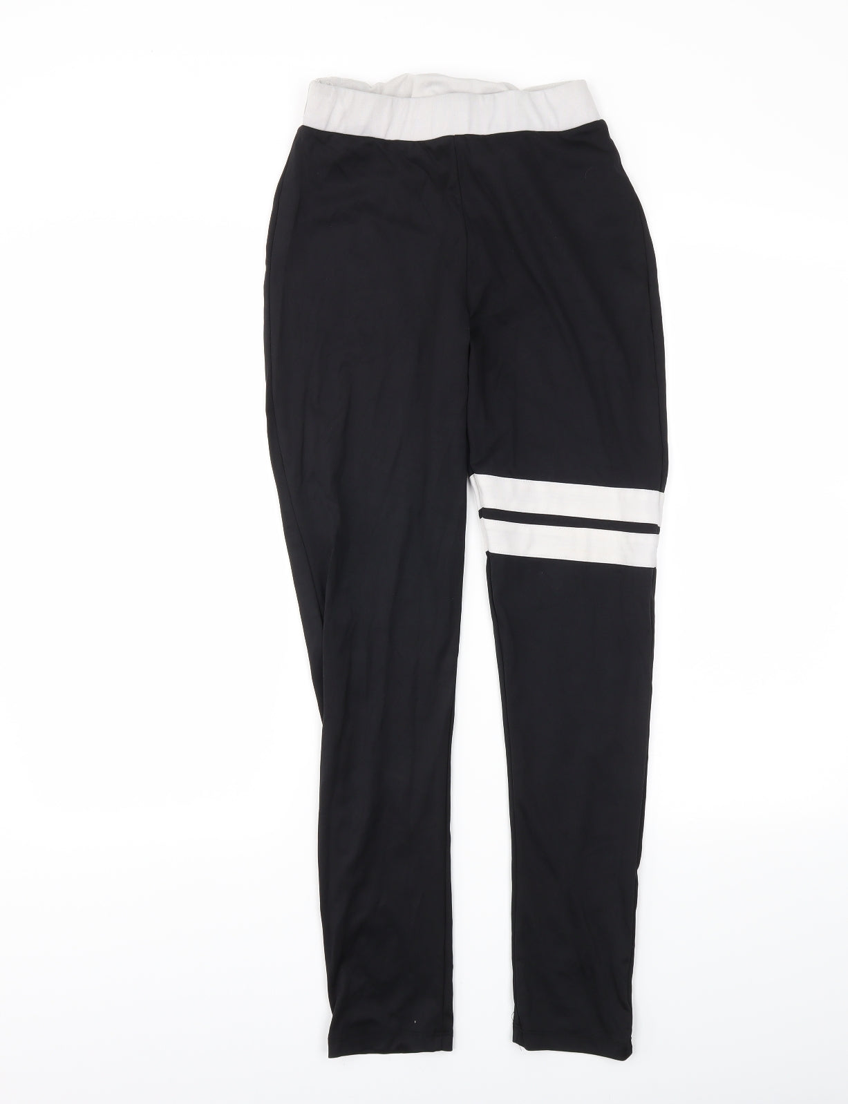 Boohoo Womens Black   Pedal Pusher Leggings Size 8 L26 in