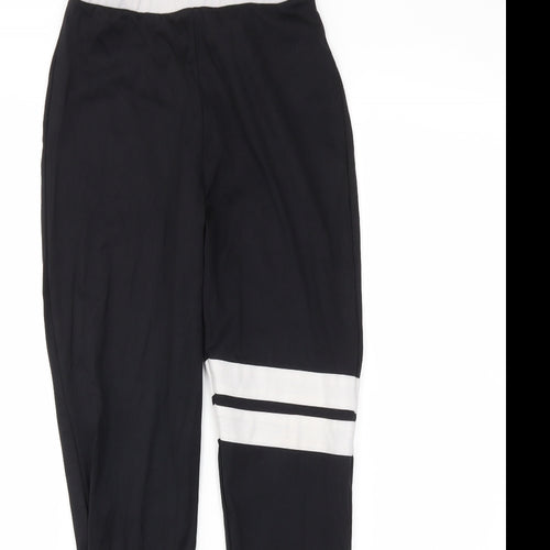 Boohoo Womens Black   Pedal Pusher Leggings Size 8 L26 in