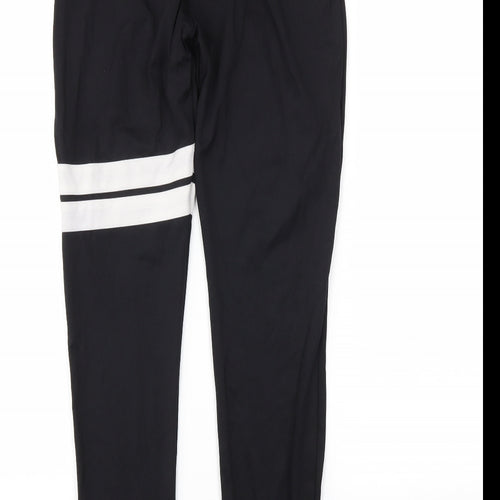 Boohoo Womens Black   Pedal Pusher Leggings Size 8 L26 in