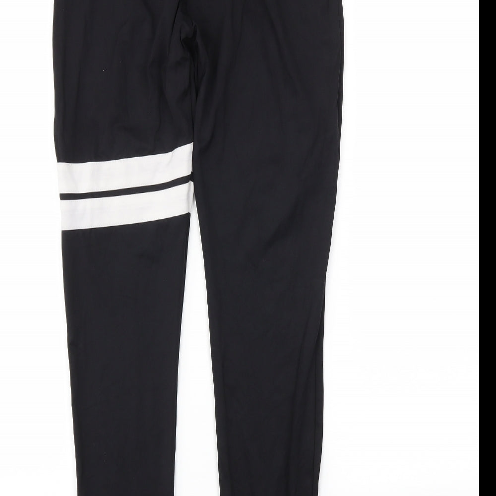 Boohoo Womens Black   Pedal Pusher Leggings Size 8 L26 in