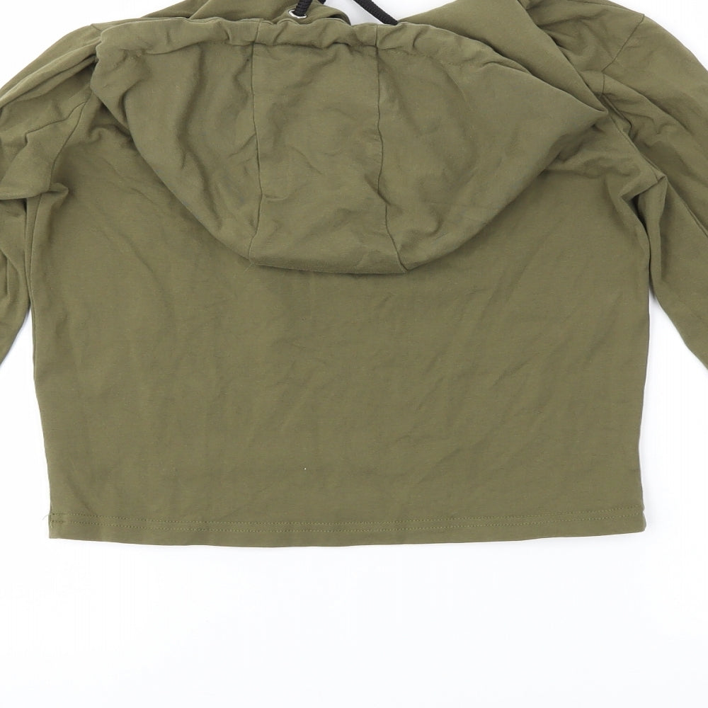 Preworn Womens Green   Pullover Hoodie Size M