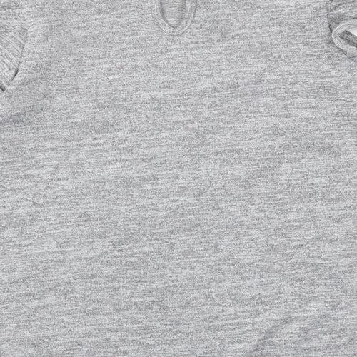 Peacocks Womens Grey   Tunic T-Shirt Size 8