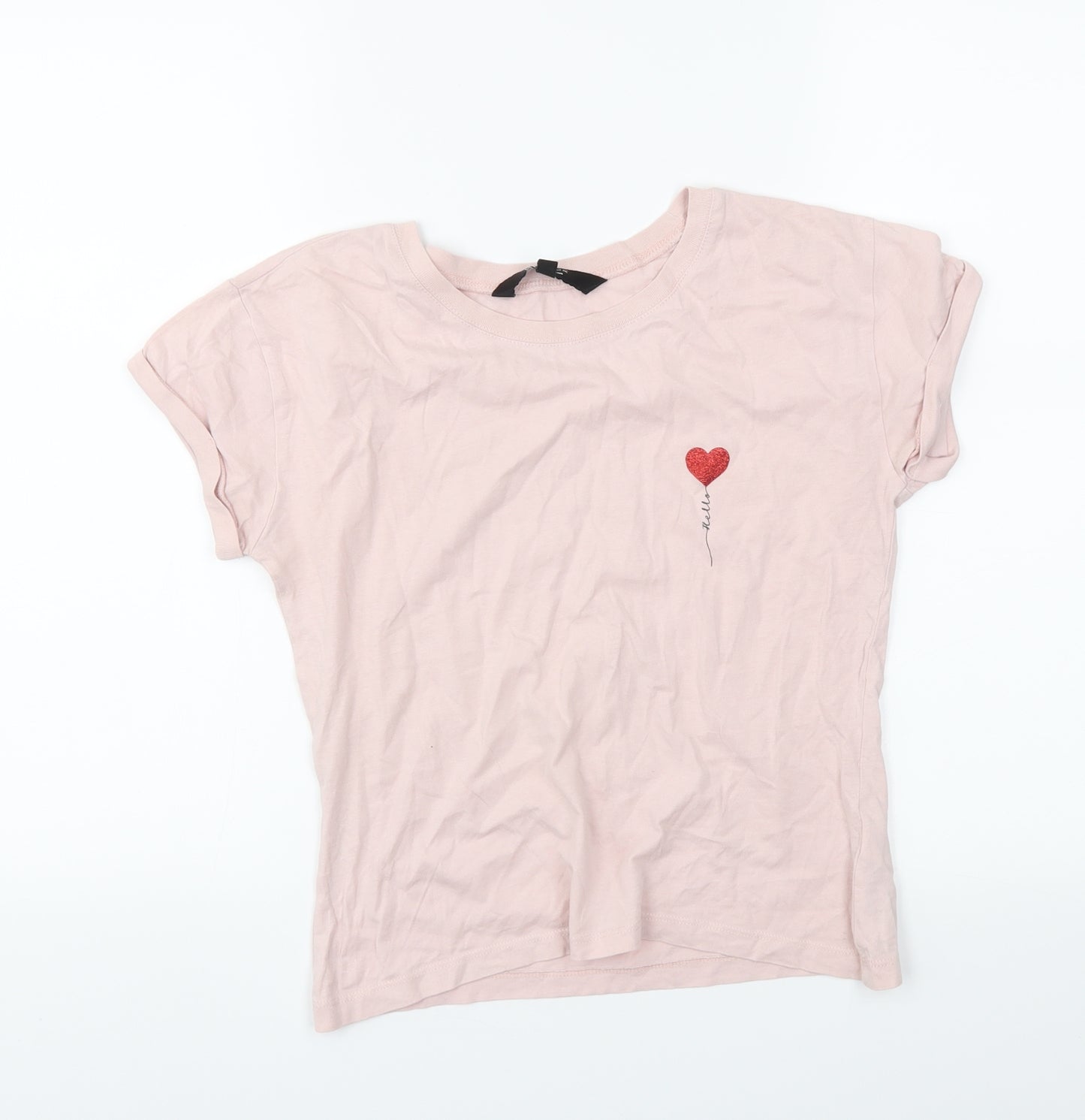 newlook Girls Pink   Basic T-Shirt Size 10-11 Years