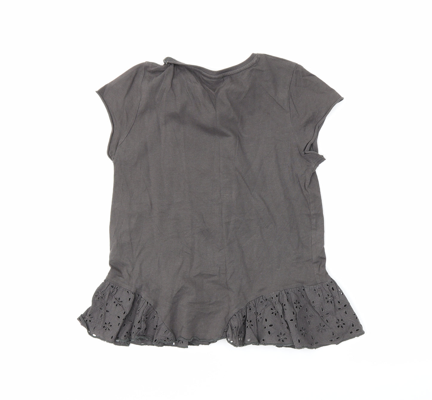 I love Girlswear Girls Grey   Basic T-Shirt Size 10 Years