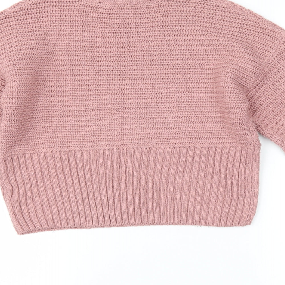 newlook Girls Pink   Pullover Jumper Size 12-13 Years