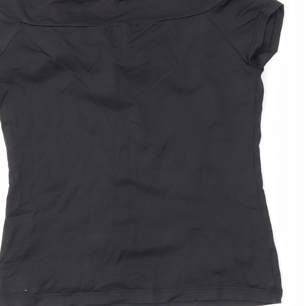 Tuchuzy Womens Black   Basic Blouse Size 12